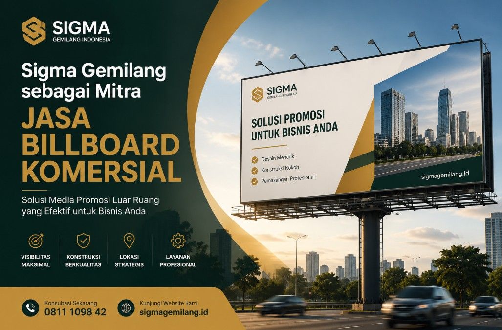 Sigma Gemilang sebagai Mitra Jasa Billboard Komersial