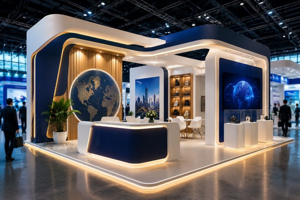 Vendor Stand Exhibition NICE PIK untuk Global Brand