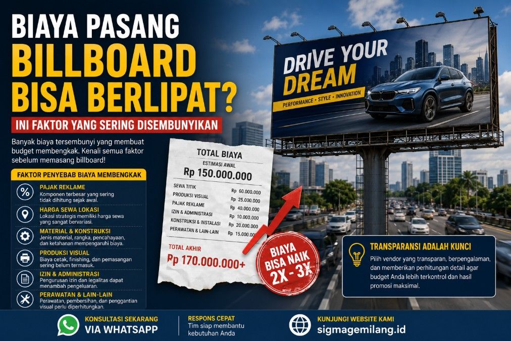 Biaya Pasang Billboard Bisa Berlipat? Ini Faktornya