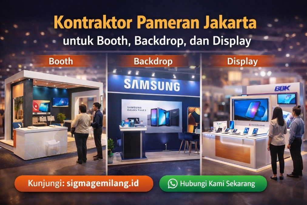 Kontraktor Pameran Jakarta untuk Booth, Backdrop, dan Display
