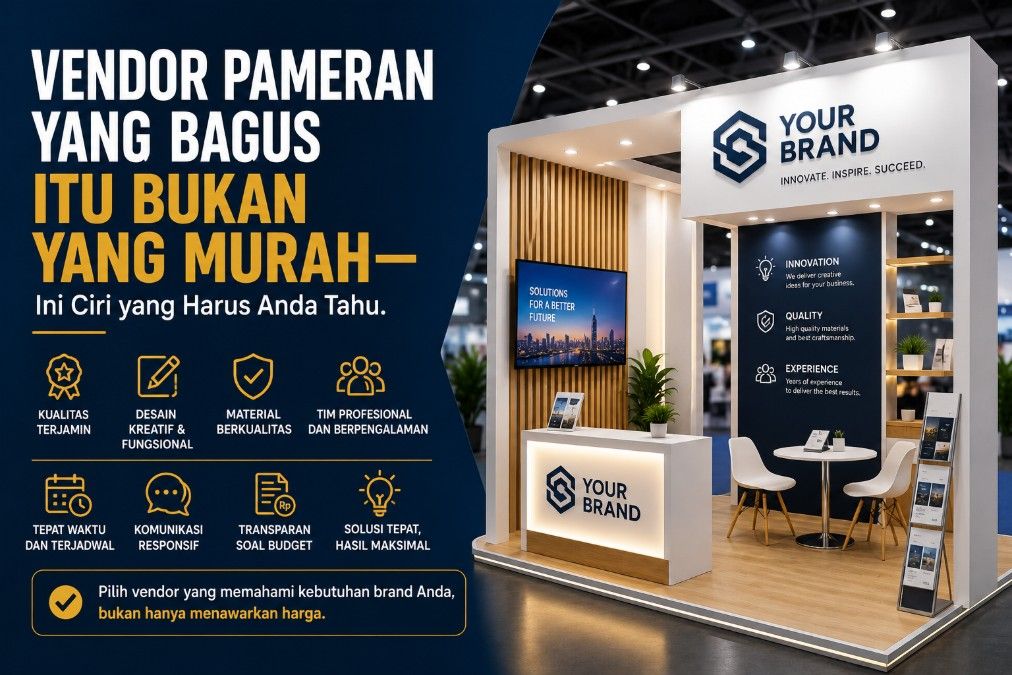 Vendor Pameran yang Bagus Itu Bukan yang Murah