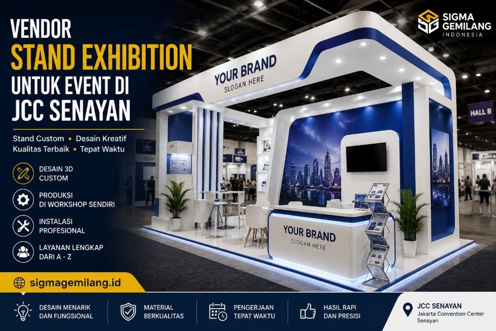 Vendor Stand Exhibition untuk Event di JCC Senayan