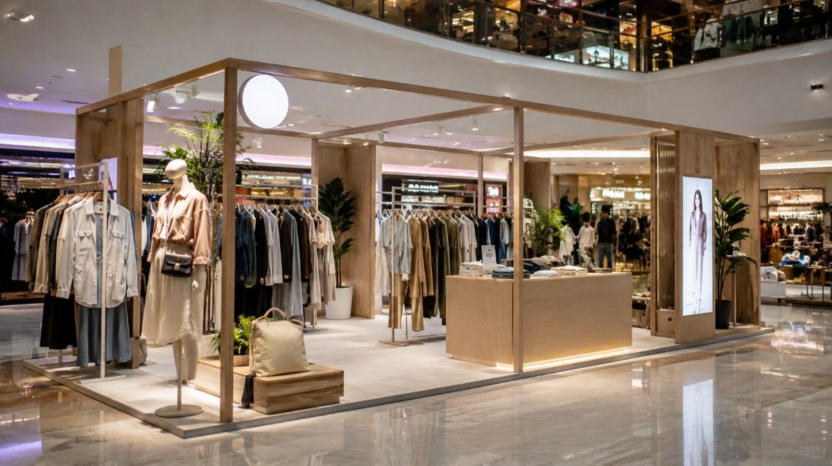 Booth Retail Supermal Karawaci untuk Brand Fashion dan Lifestyle