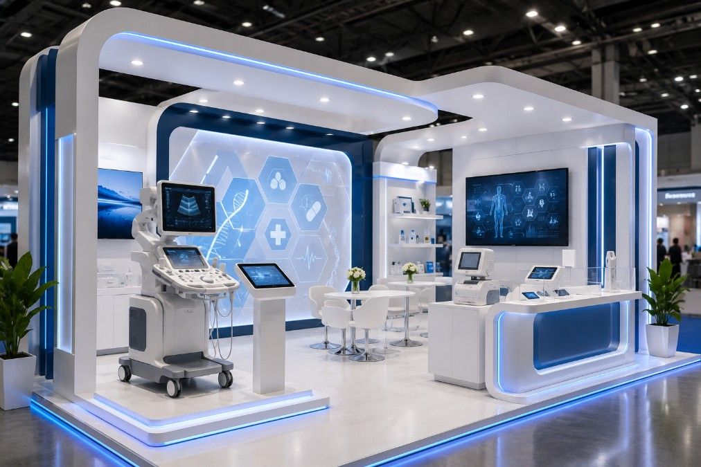 Vendor Booth Healthcare untuk Expo Teknologi Kesehatan