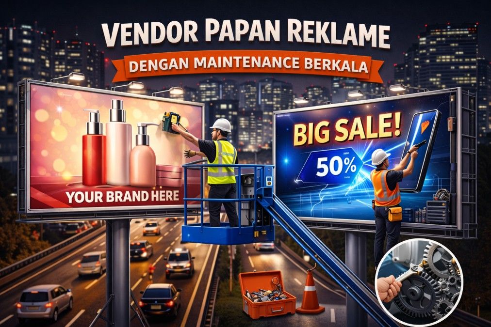 Vendor Papan Reklame dengan Maintenance Berkala