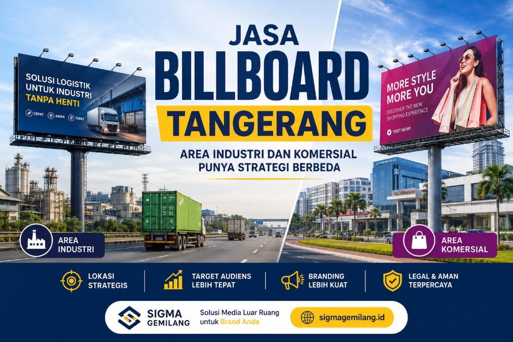 Jasa Billboard Tangerang: Area Industri dan Komersial