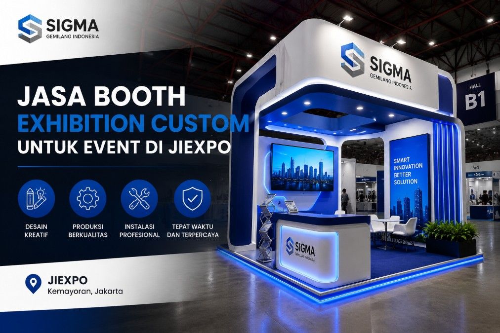 Jasa Booth Exhibition JIExpo Custom untuk Event & Pameran