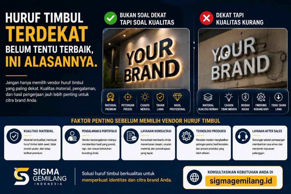 Huruf Timbul Terdekat Belum Tentu Terbaik, Ini Alasannya