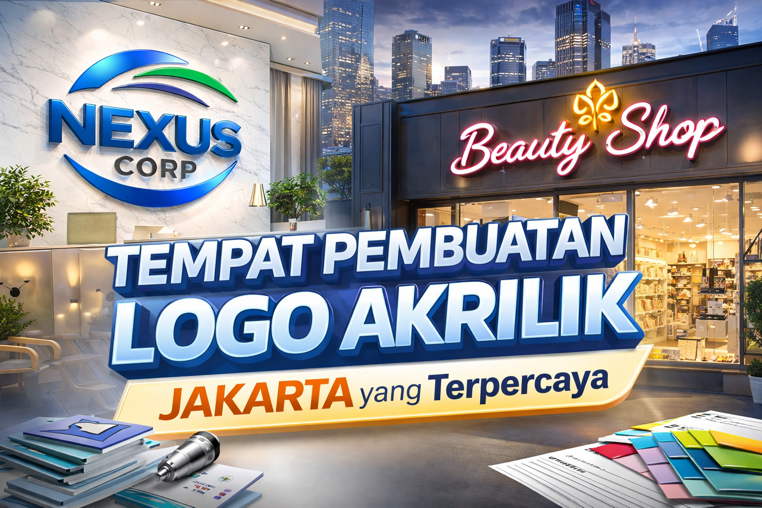 Tempat Pembuatan Logo Akrilik Jakarta yang Terpercaya