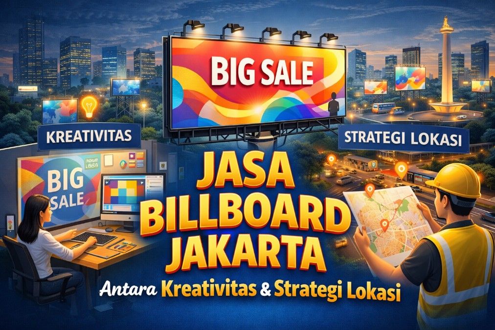 Jasa Billboard Jakarta: Antara Kreativitas & Strategi Lokasi