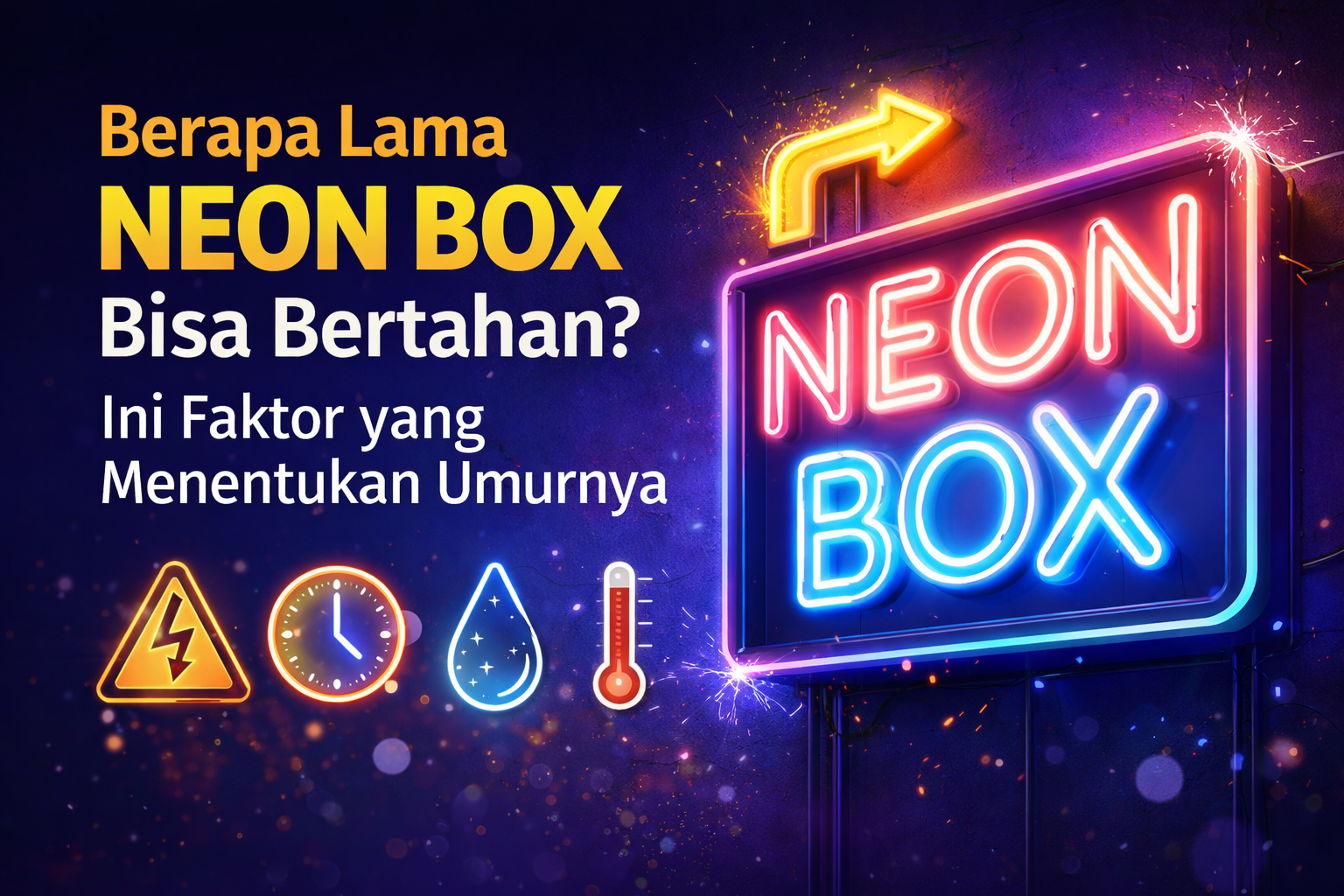 Berapa Lama Neon Box Bisa Bertahan? Ini Faktor yang Menentukan Umurnya