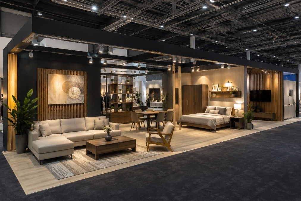 Vendor Booth Furniture untuk Pameran di ICE BSD
