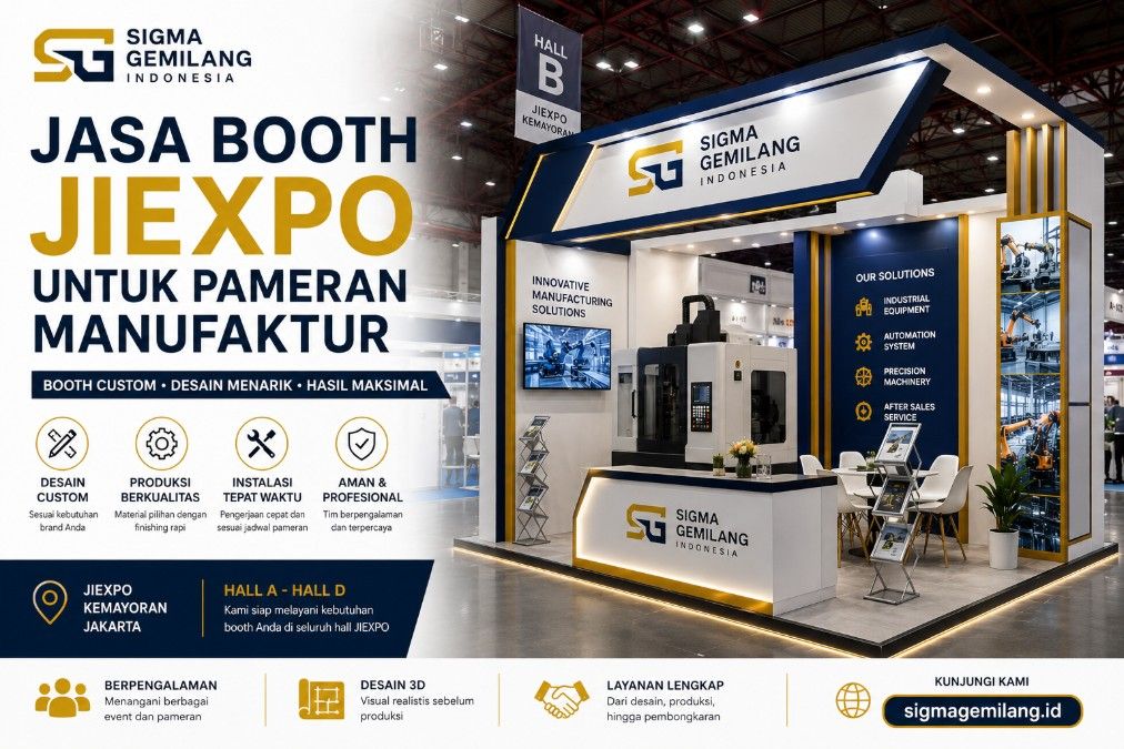 Jasa Booth JIEXPO untuk Pameran Manufaktur