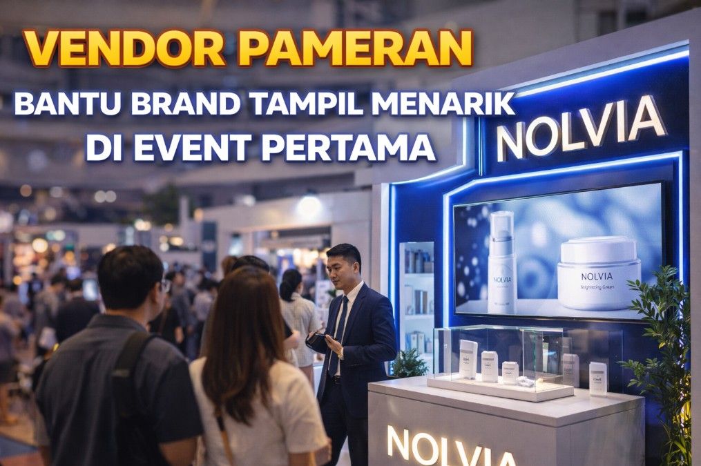 Vendor Pameran Bantu Brand Tampil Menarik di Event Pertama