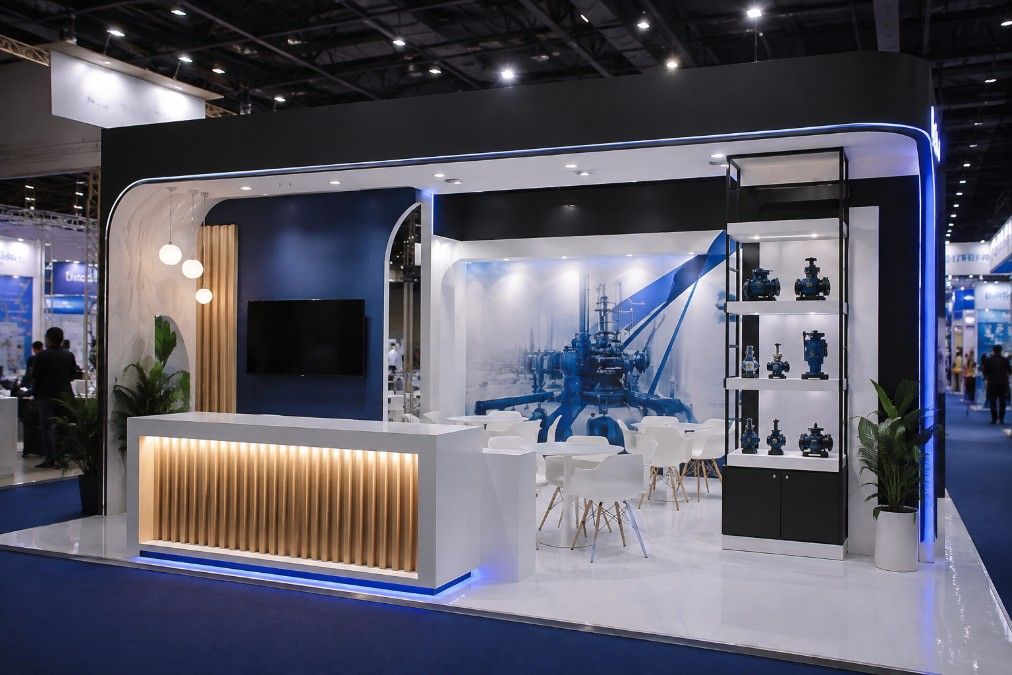 Vendor Booth Pameran dengan Layanan Rebranding Booth Lama