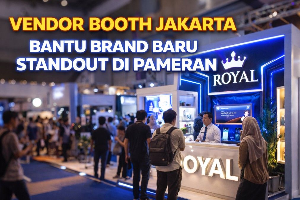 Vendor Booth Jakarta Bantu Brand Baru  Standout di Pameran