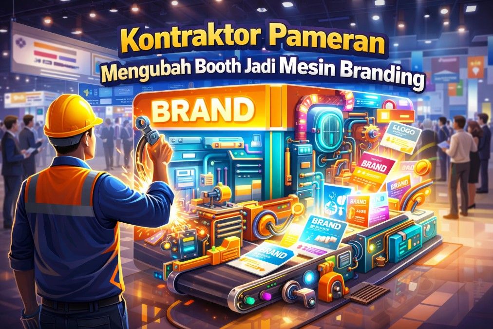 Kontraktor Pameran Mengubah Booth Jadi Mesin Branding
