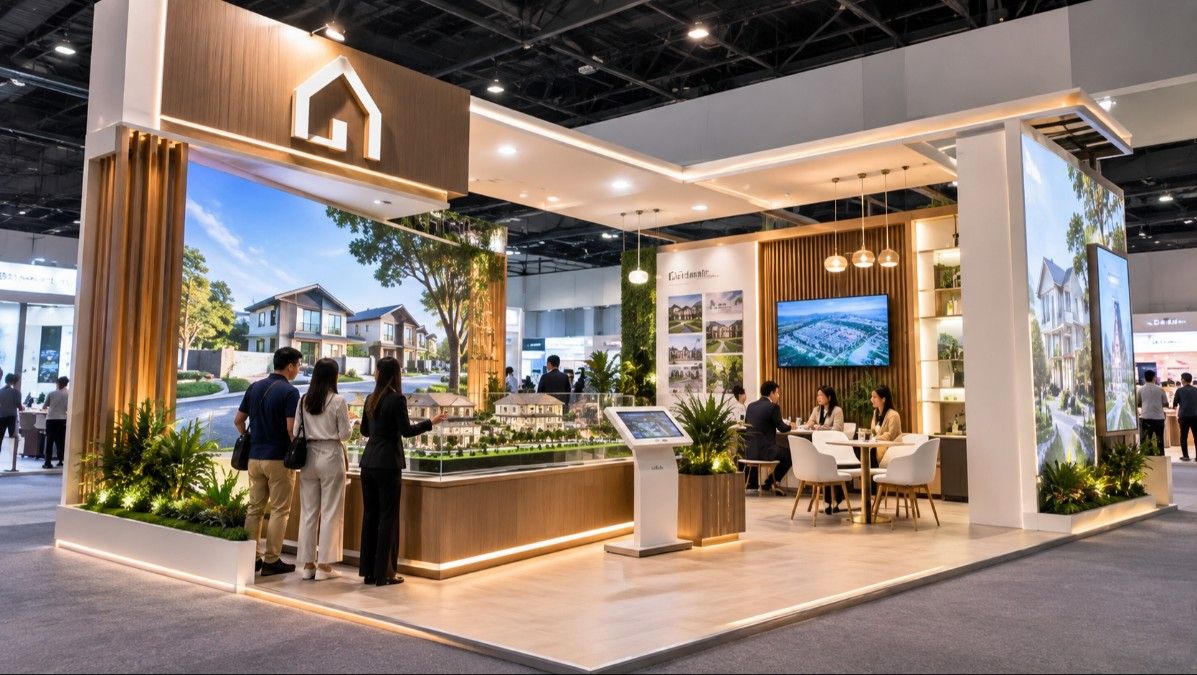 Booth Exhibition untuk Pameran Properti dan Perumahan