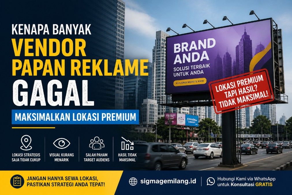 Kenapa Banyak Vendor Papan Reklame Gagal Maksimalkan Lokasi
