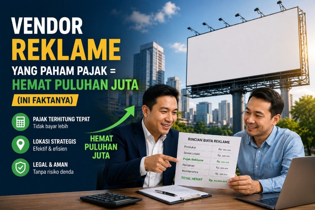 Vendor Reklame yang Paham Pajak = Hemat Puluhan Juta