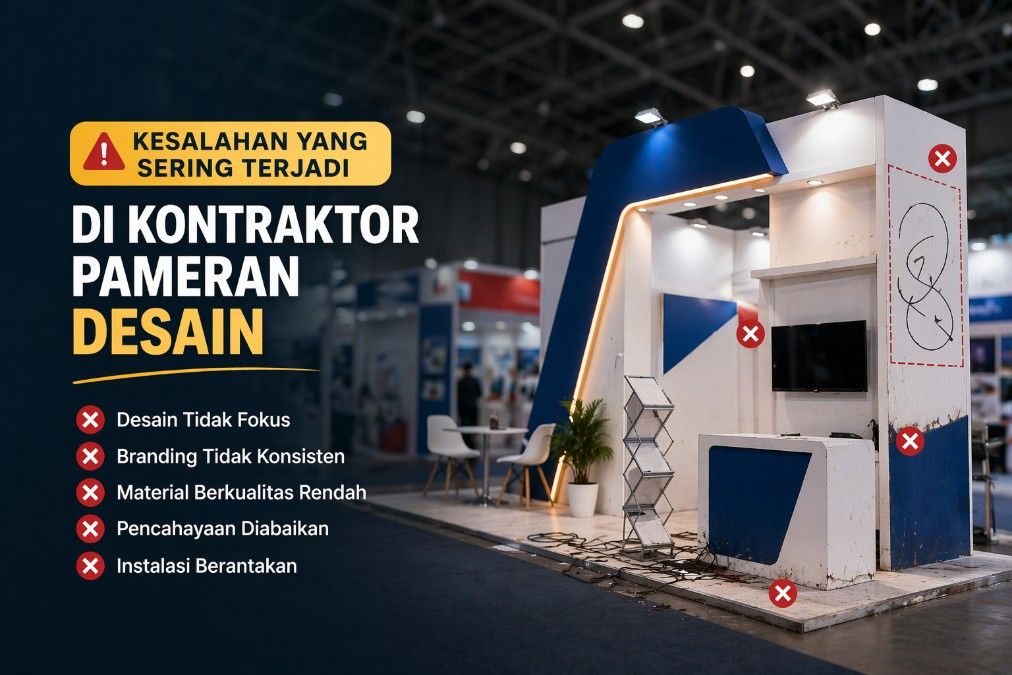 Kesalahan yang Sering Terjadi di Kontraktor Pameran Desain