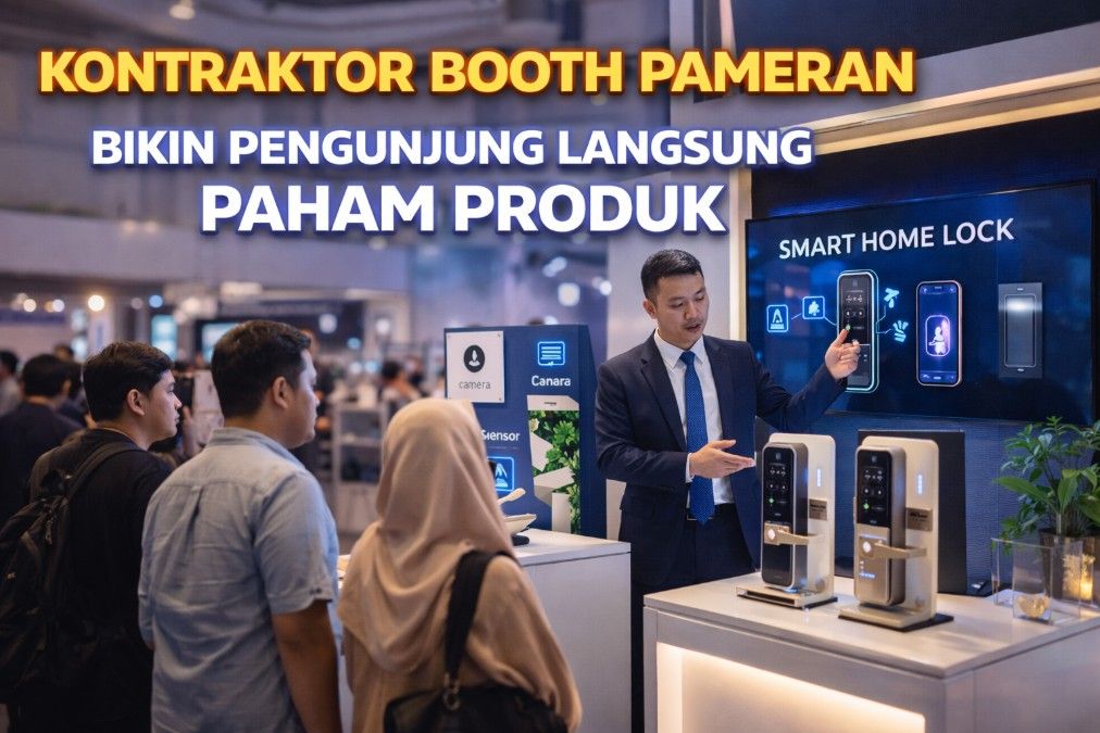Kontraktor Booth Pameran Bikin Pengunjung Langsung Paham Produk
