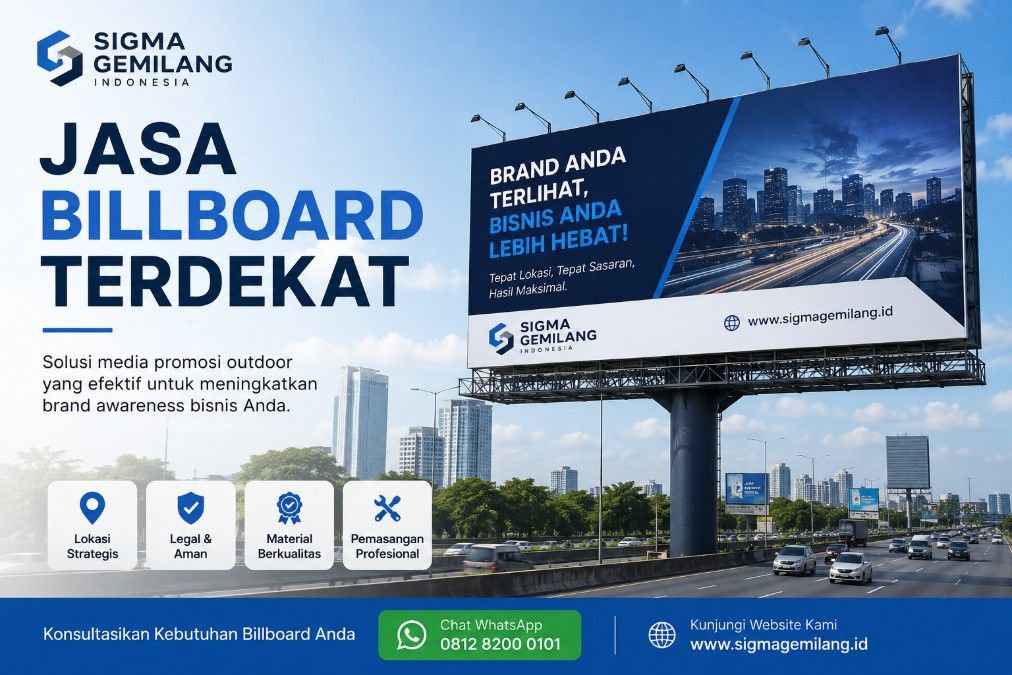 Jasa Billboard Terdekat : PT Sigma Gemilang Indonesia