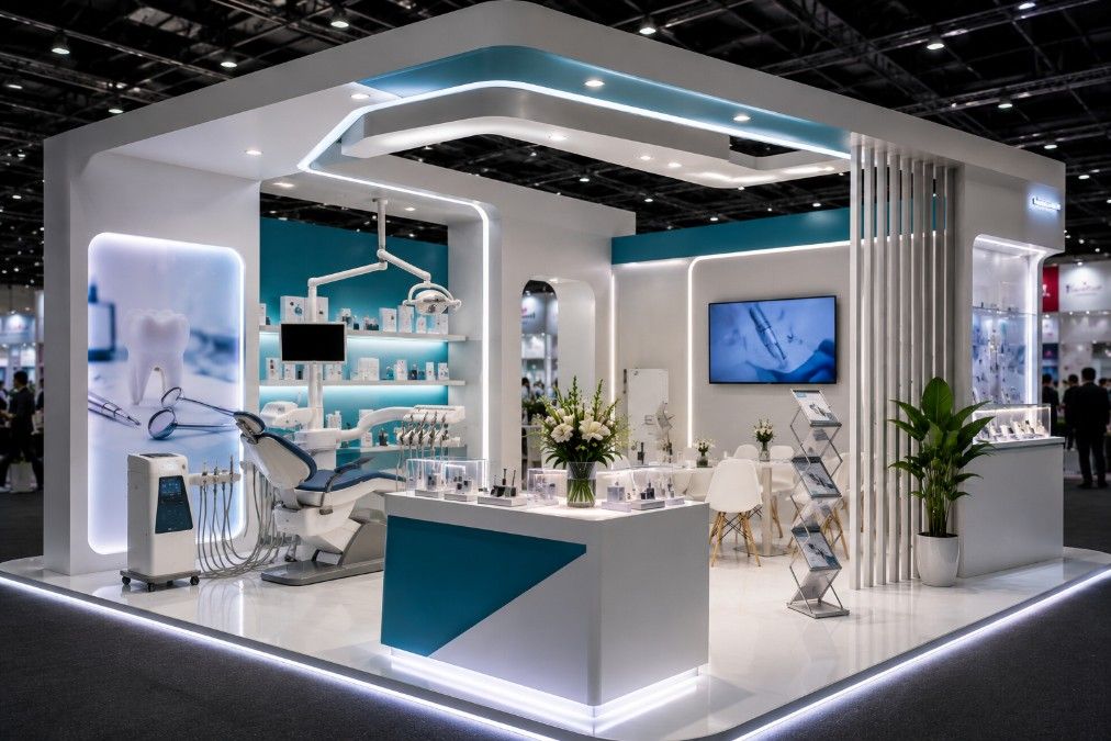 Vendor Booth Indonesia Dental Exhibition Profesional