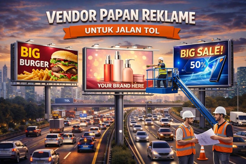 Vendor Papan Reklame untuk Jalan Tol