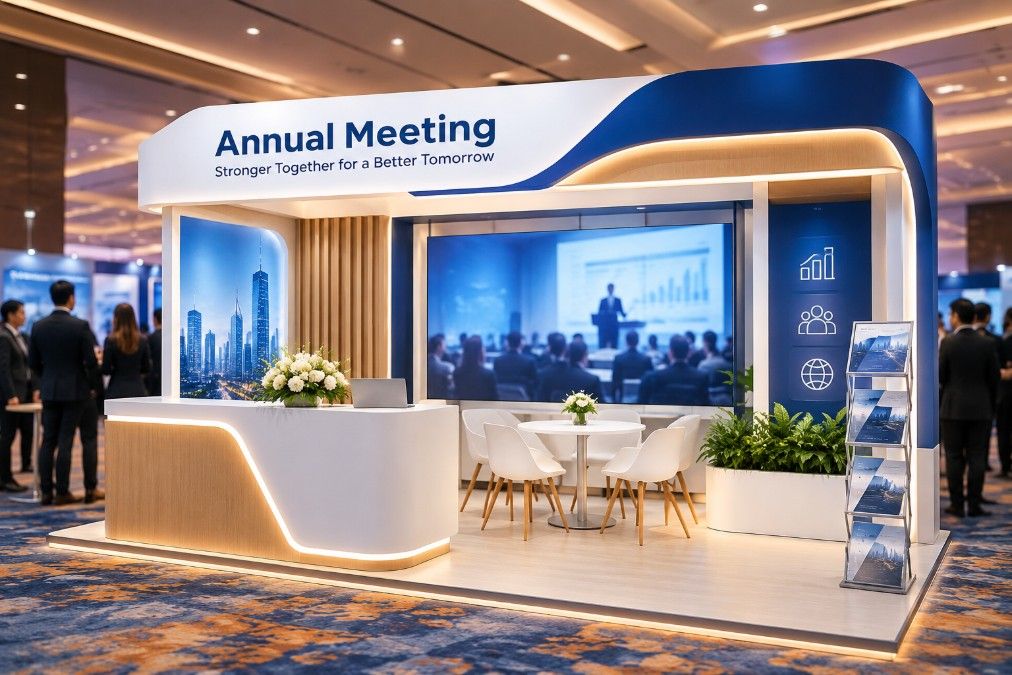 Booth Exhibition untuk Annual Meeting Perusahaan