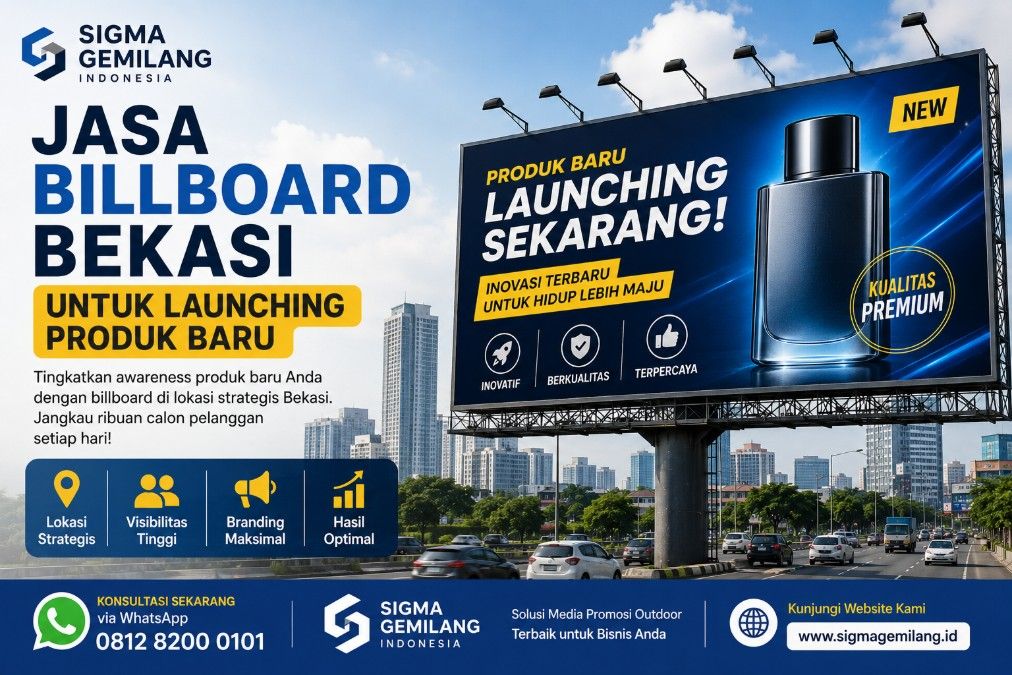 Jasa Billboard Bekasi untuk Launching Produk Baru