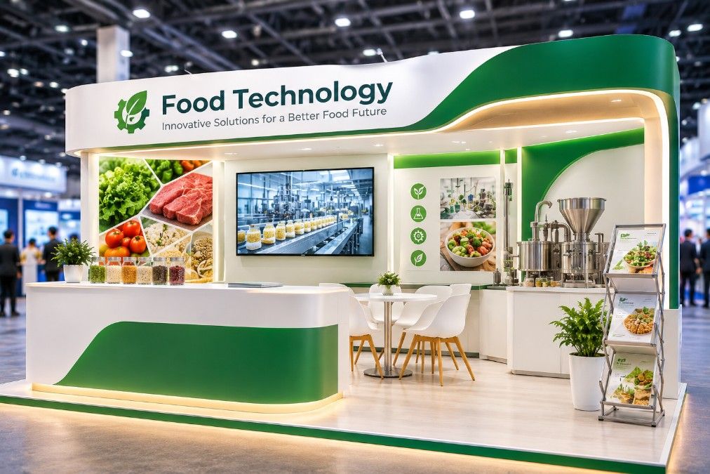 Jasa Booth untuk Perusahaan Food Technology