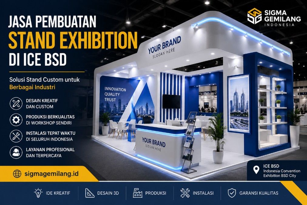 Jasa Pembuatan Stand Exhibition di ICE BSD untuk Berbagai Industri
